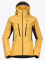 Bergans Cecilie Mountain Softshell Jacket Light Golden Yellow / Solid Dark Grey