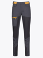Bergans Cecilie Mountain Softshell Pants Solid Dark Grey / Solid Charcoal / Light Golden Yellow