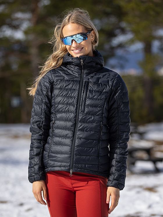 Bergans Magma Light Down Jacket w/Hood Women Black