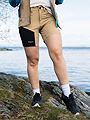Bergans Vaagaa Light Softshell Shorts Women Warm Sand / Black