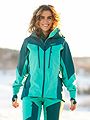 Bergans Tind 3-Lags Shell Jacket Women Light Malachite Green / Malachite Green