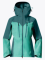 Bergans Tind 3L Shell Jacket Women Light Malachite Green/Malachite Green