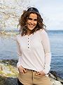 Bergans Lysebu Wool Henley Women Vanilla White