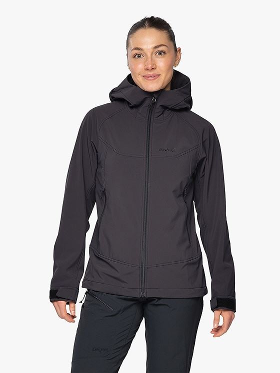 Bergans Vaagaa Softshell Jacket Hood Women Black