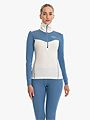 Bergans Inner:Dual Merino Half Zip Women Vanilla White