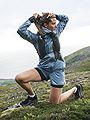 Bergans Y LightLine Fast 5" Shorts Women Elemental Blue / Dark Shadow Grey