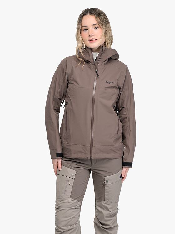 Bergans Vaagaa 3L Shell Jacket Women Hot Cocoa