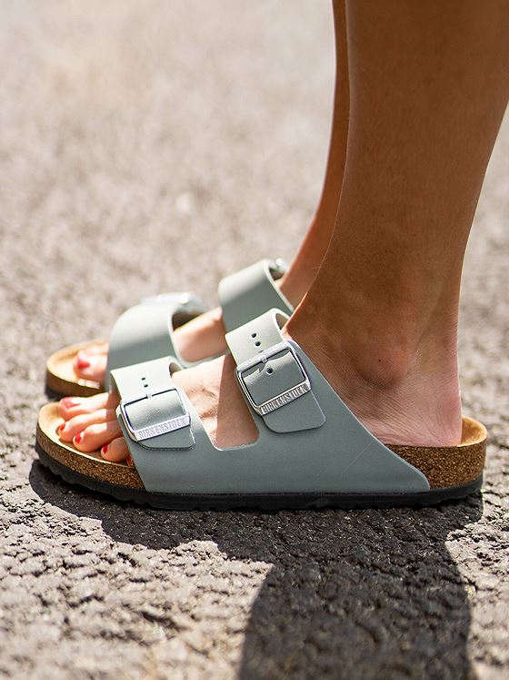 Birkenstock Arizona Soft Footbed Faded Aqua