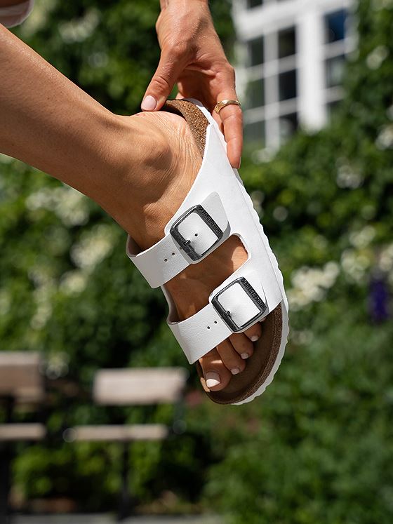 Birkenstock Arizona Birko-Flor White