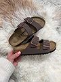 Birkenstock Arizona Birko-Flor Nubuck Mocha