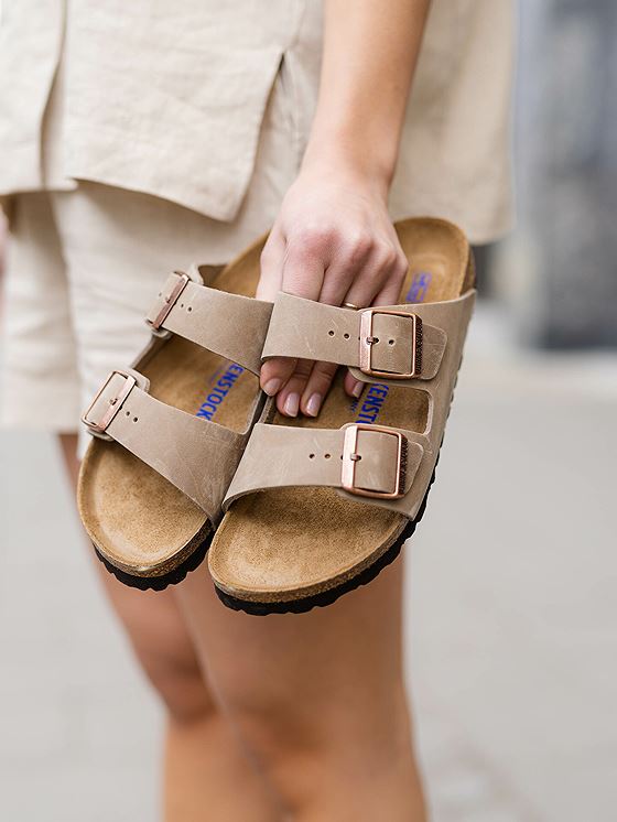 Birkenstock Arizona SFB Oiled Nubuck Tobacco Brown