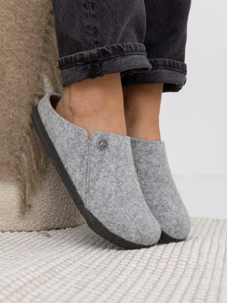 Unisex Zermatt Wool Felt Narrow 41, Light Grey