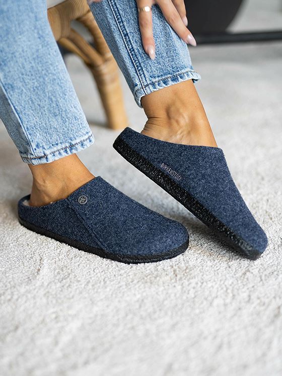 Birkenstock Zermatt Shearling Dark Blue