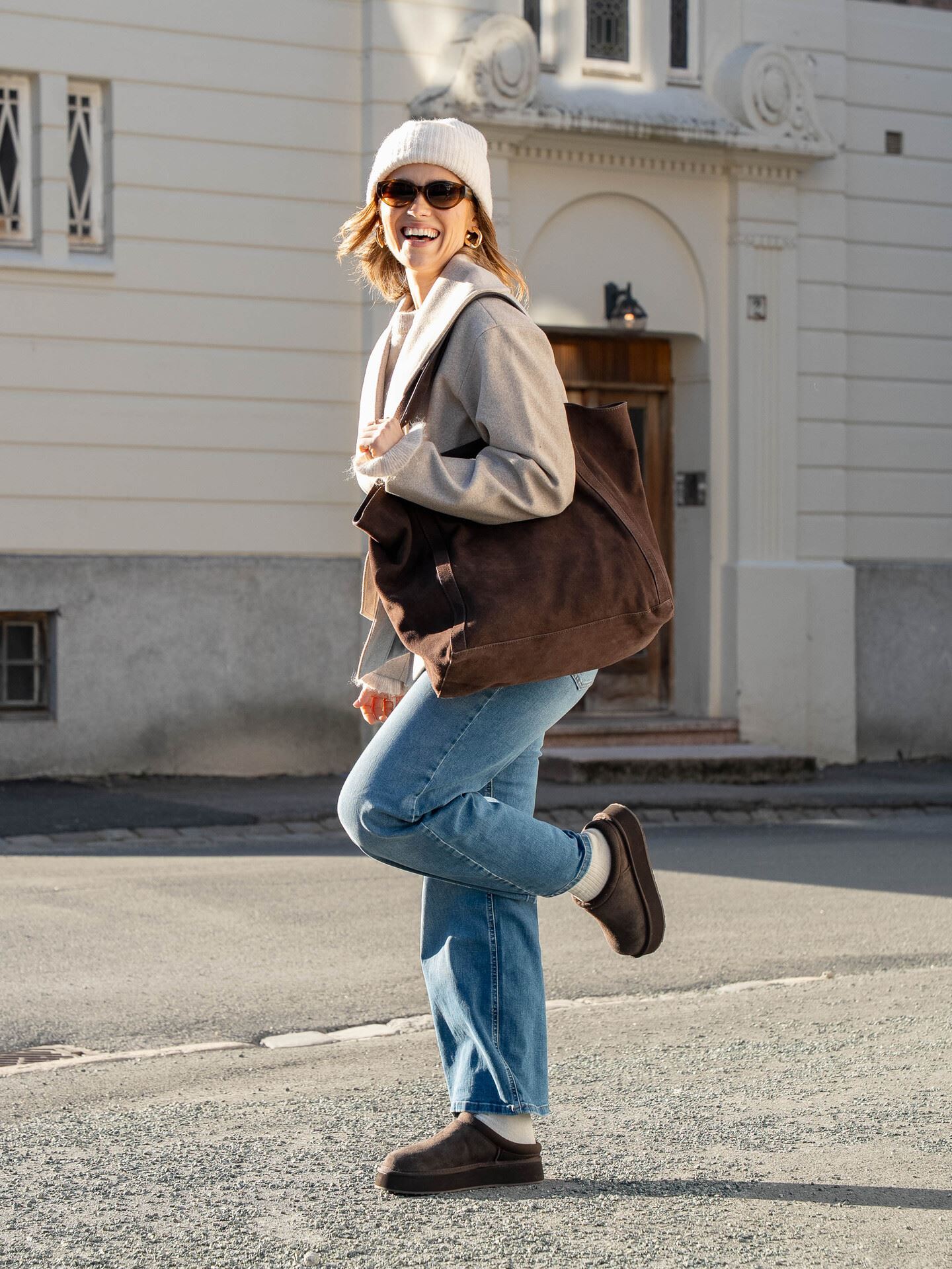 Becksöndergaard Suede Eden Bag Brun