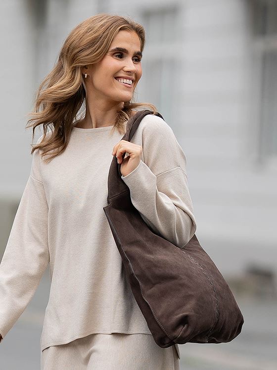 Becksöndergaard Suede danita Bag Fudge brown