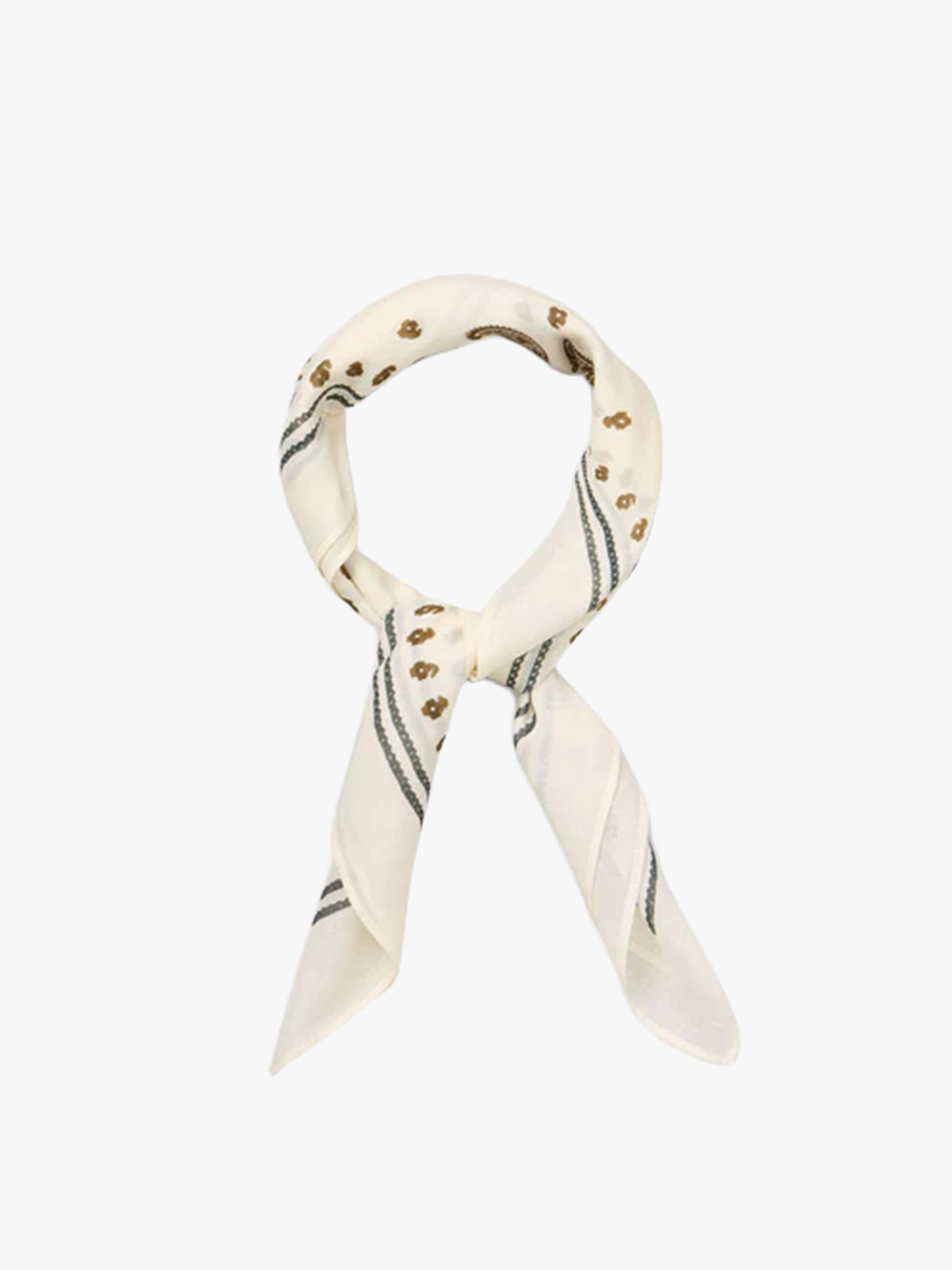 Becksöndergaard Bloom Paislet Cotta Scarf Birch White