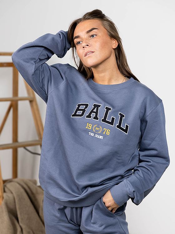 Ball L.Taylor Crew Neck Shady Blue