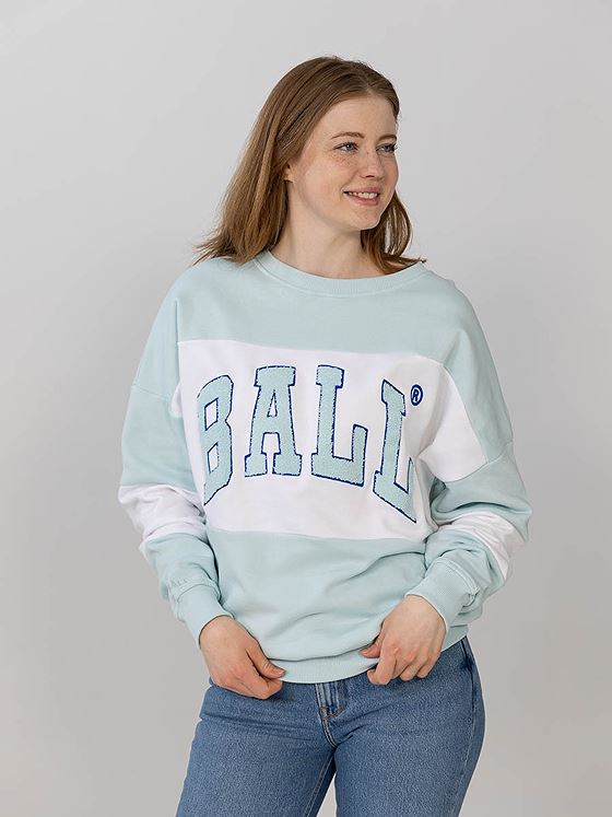 Ball O. Zidney Crew Neck Ice Blue