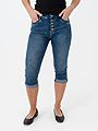 B.YOUNG Kaily Capri No Denim Mid Blue Denim