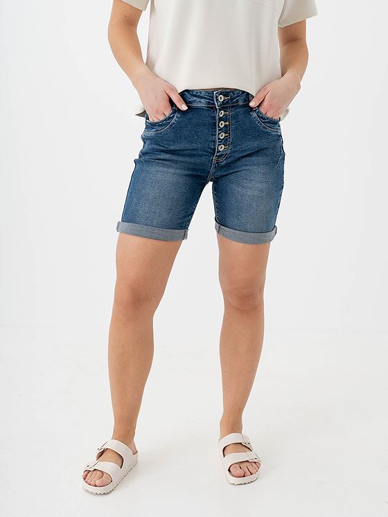 B.YOUNG Kaily Shorts It Denim Mid Blue Denim