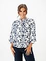 B.YOUNG Isolda Blouse Med Blue Flower