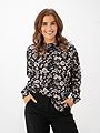 B.YOUNG Pieta All Over Print Top Black