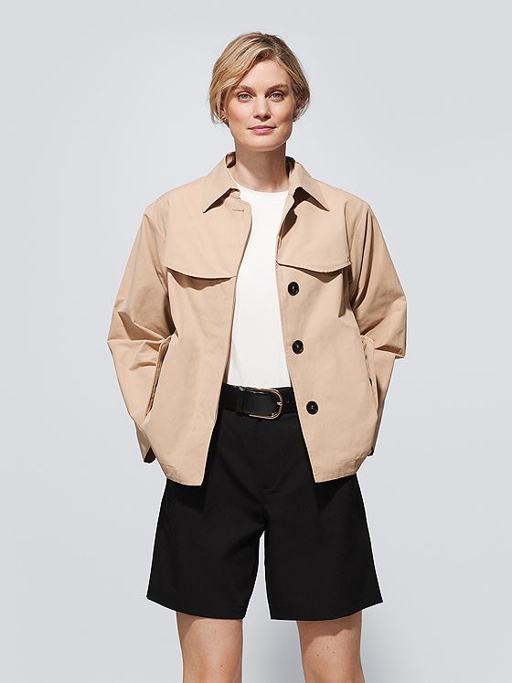 Comprimé Trench Jacket Nude