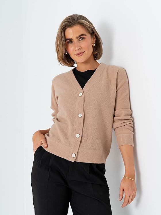 Comprimé Boiled Cardigan Nude