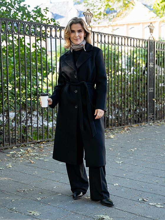 Comprimé Wool Coat Black