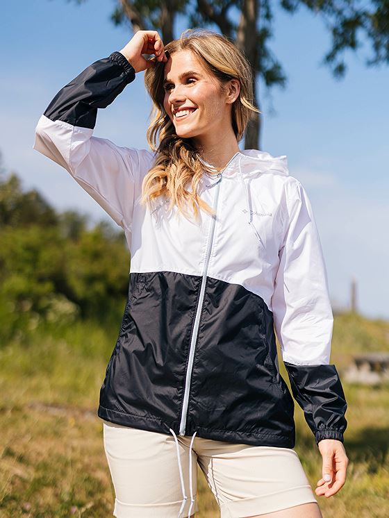 Columbia Flash Forward Windbreaker White, Black