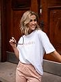 Calvin Klein Short Sleeve Short Set Top: White / Bottom: Subtle Bloom