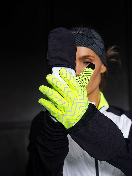 Craft Advance Lumen Fleece Hybrid Glove Ash White-Flumino