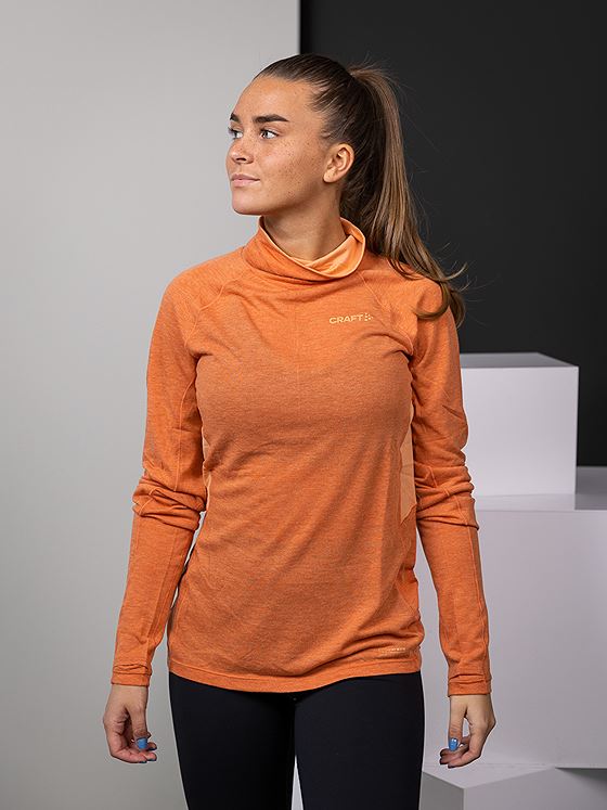 Craft Advanced SubZ Wool Long Sleeve Tee 2 W Rusty Glow