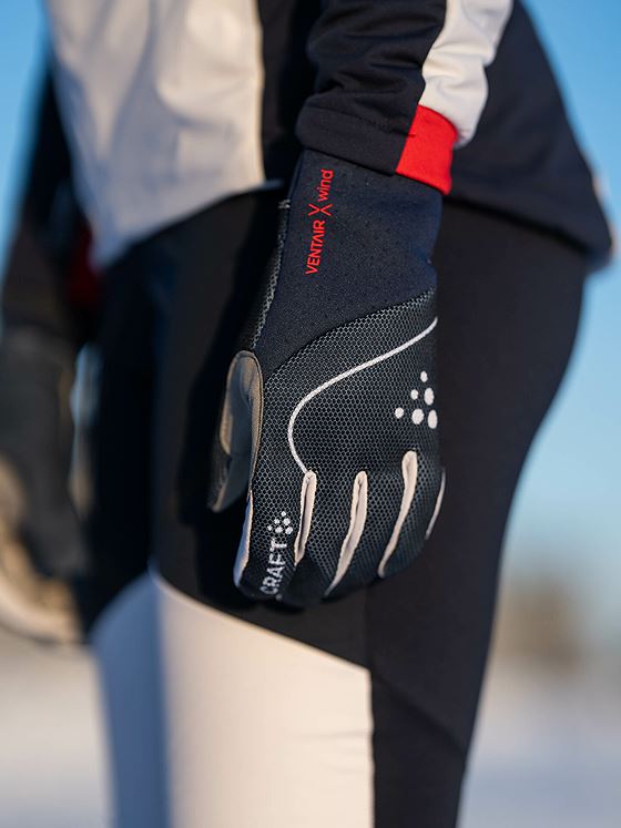 Craft Nor Pro Ventair Wind Glove Blaze-White