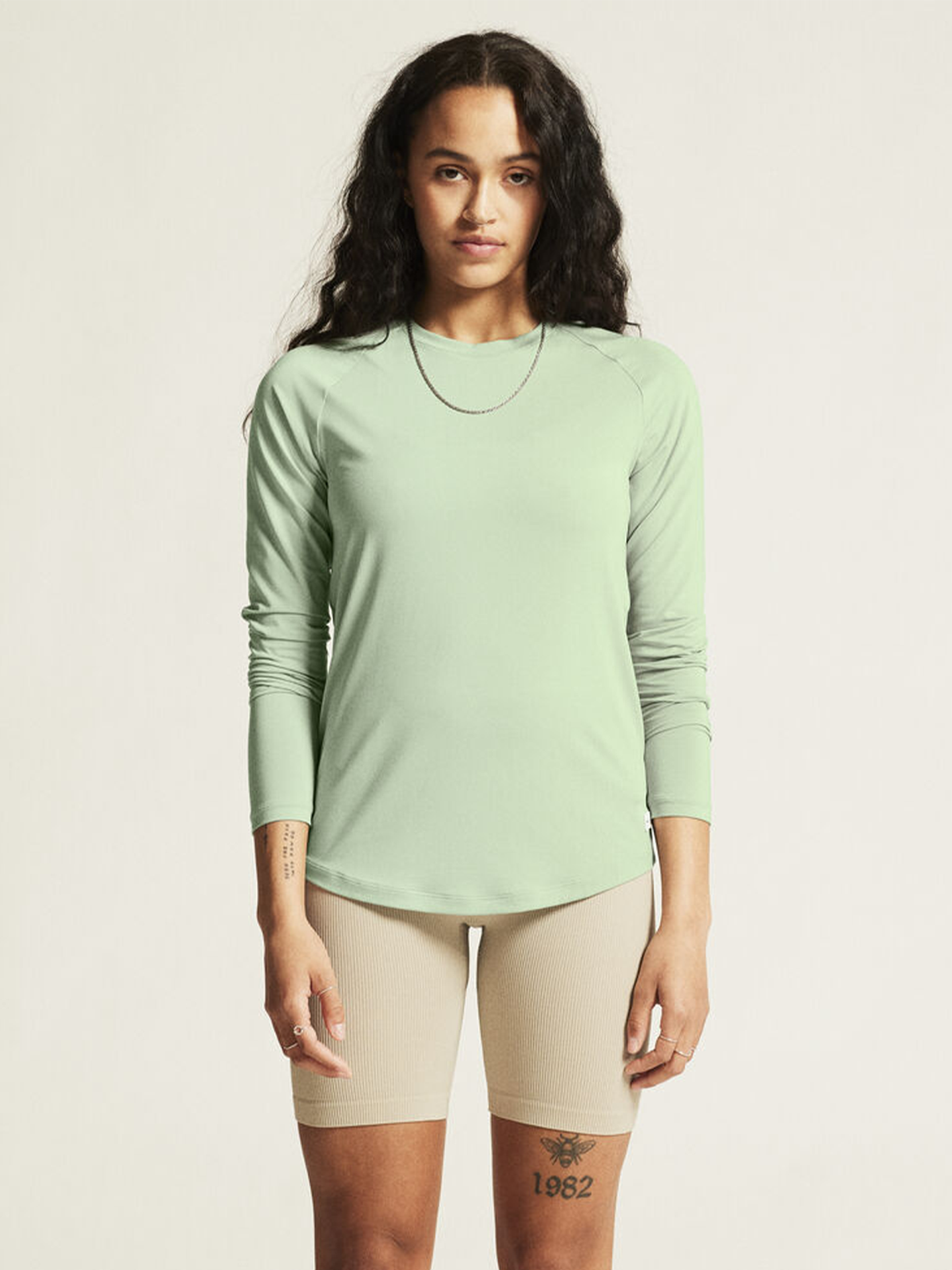 Craft Collective Long Sleeve Tee Woman Glacial