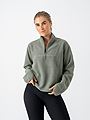 Craft Join Pile Fleece Half Zip Leaf