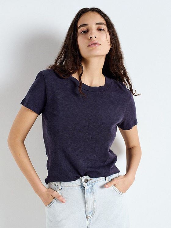 American Vintage Sonoma T-Shirt Navy blue vintage