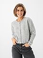 American Vintage Vitow Cardigan Melange Light Grey