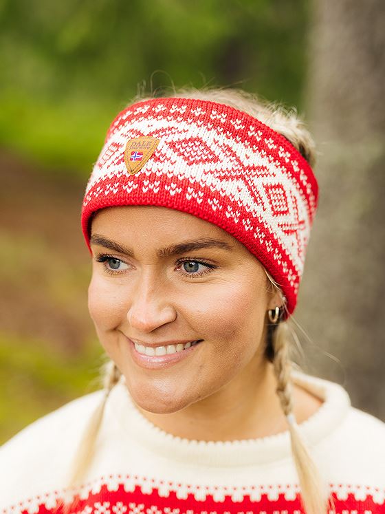 Dale Of Norway Cortina 1956 Headband Rød / Hvit