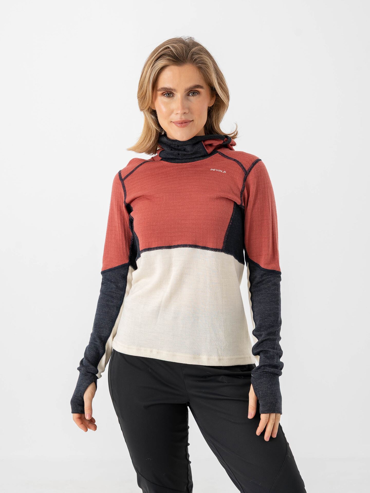 Devold Expedition Arctic Pro Hoodie Woman Marsala