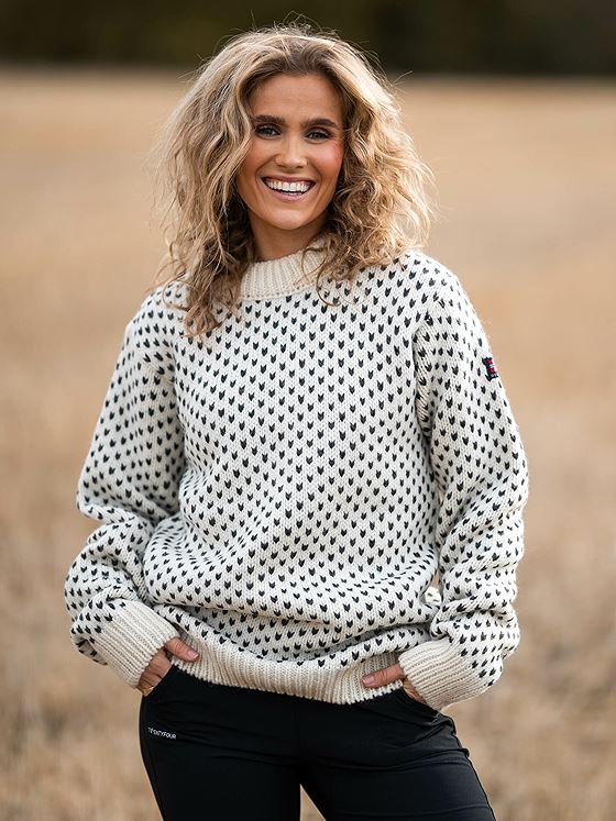 Devold Nordsjø Wool Sweater Offwhite