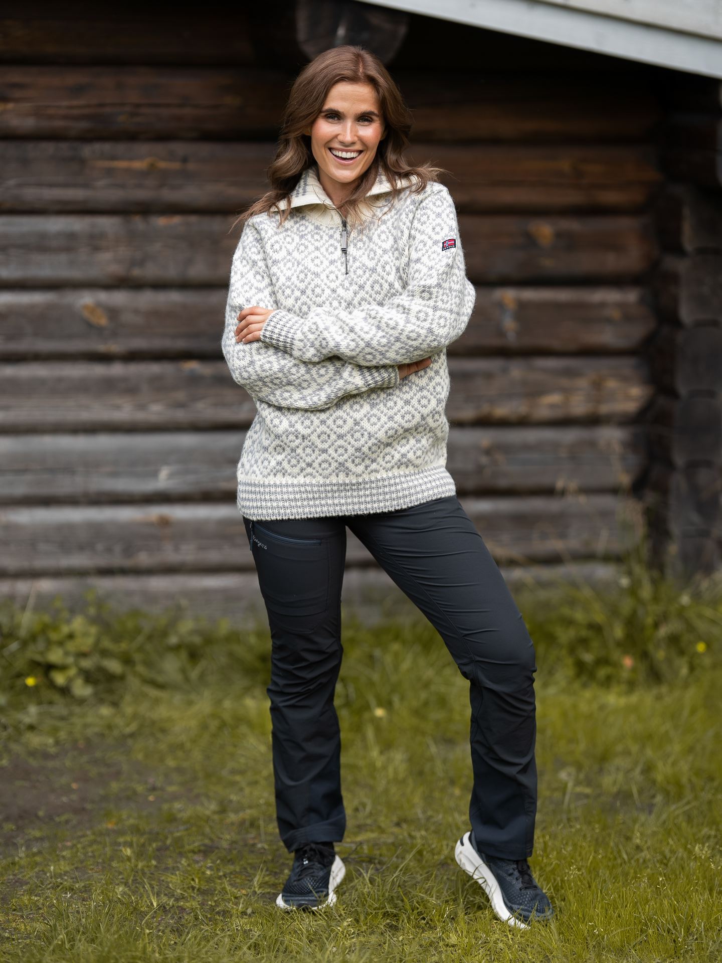 Devold Svalbard Wool Zip Neck Gra Getinspired.no