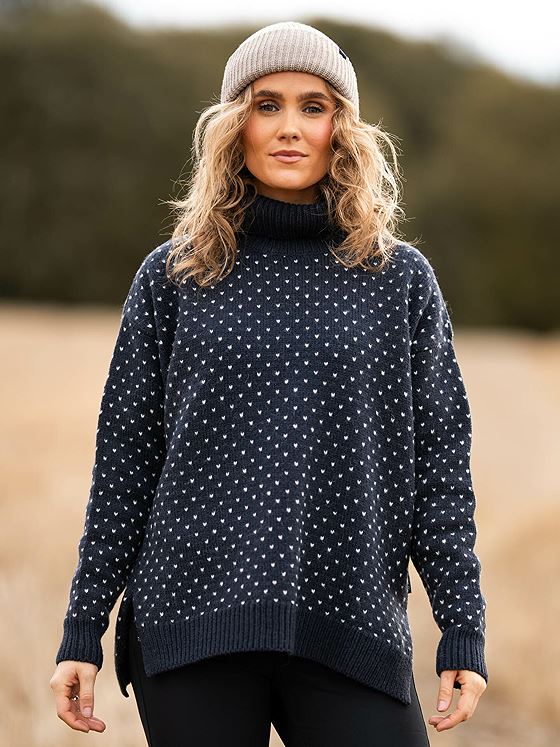 Devold Sørisen Wool Sweater Ink/Grey
