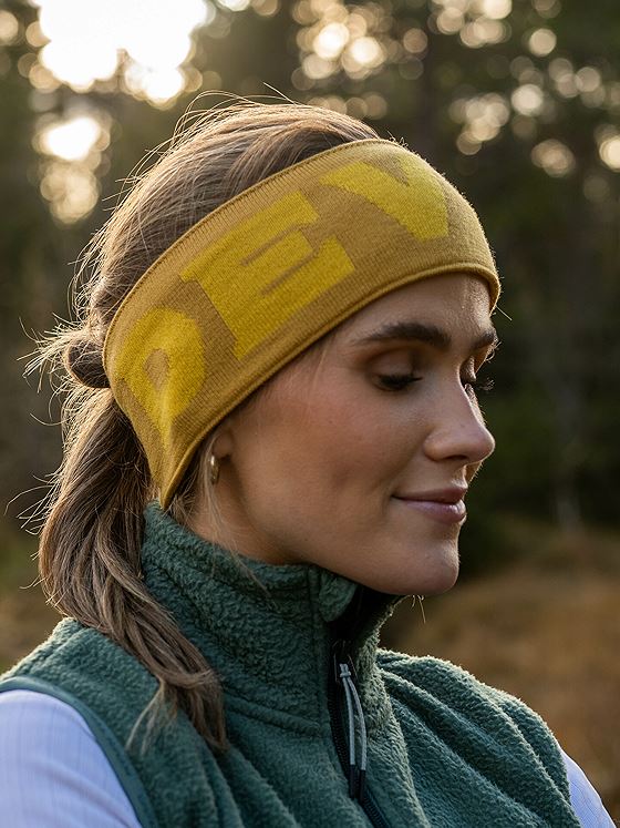 Devold Logo Merino Headband Arrowwood