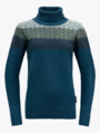 Devold Syvde Wool High Neck Woman Flood