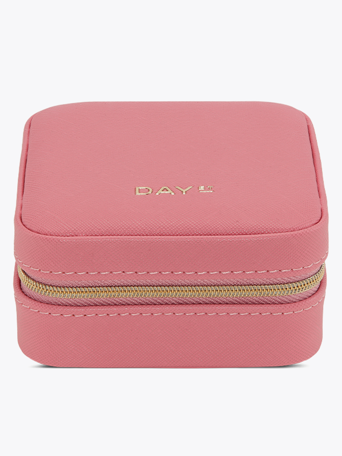 DAY ET Saffiano Zip Square Slate Rose