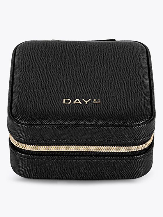 DAY ET Saffiano Zip Square Black