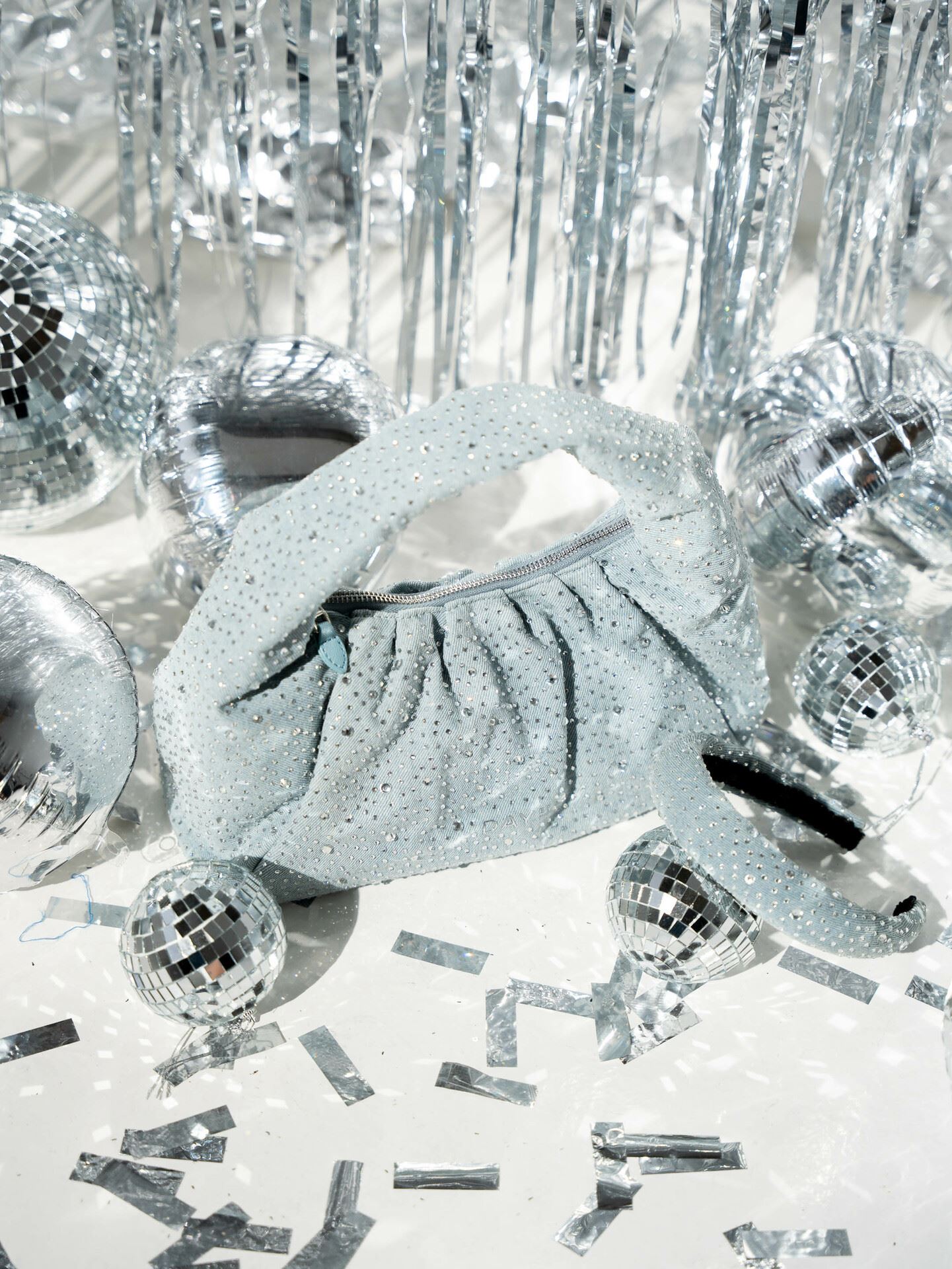 DAY ET Day Shimmer Croissant Bag Citadel