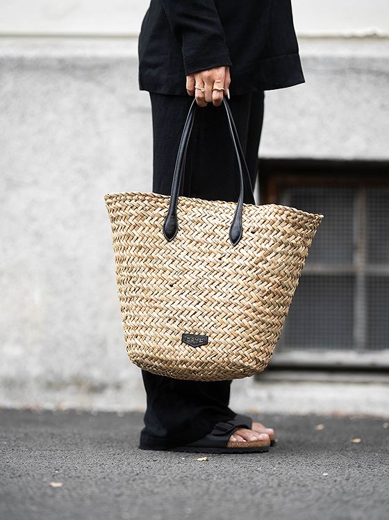 DAY ET Day Refined Straw Basket Moonlight Beige / Beige