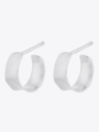 Pernille Corydon Mini Saga Earrings Silver